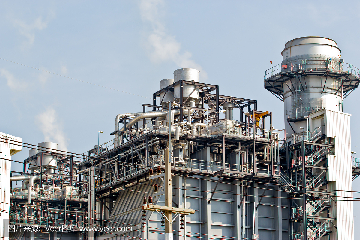 圖為天然氣聯合循環發電廠