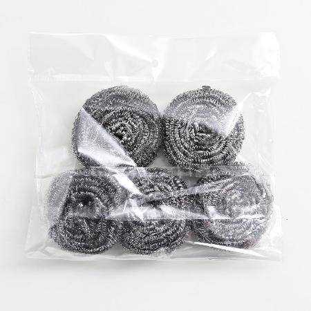 不銹鋼鋼絲球清潔球廚房用品不掉渣大號魔力擦刷鍋神器手柄收納