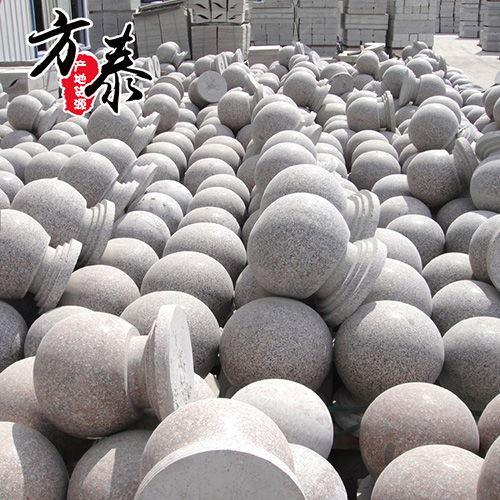 花崗巖球形擋車石規格與重量解析
